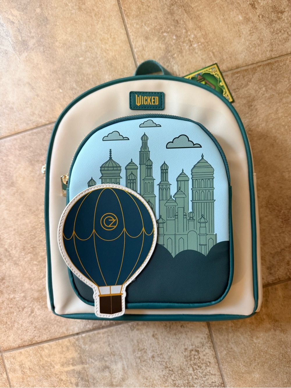 BIOWORLD x WICKED Emerald City Mini Backpack
